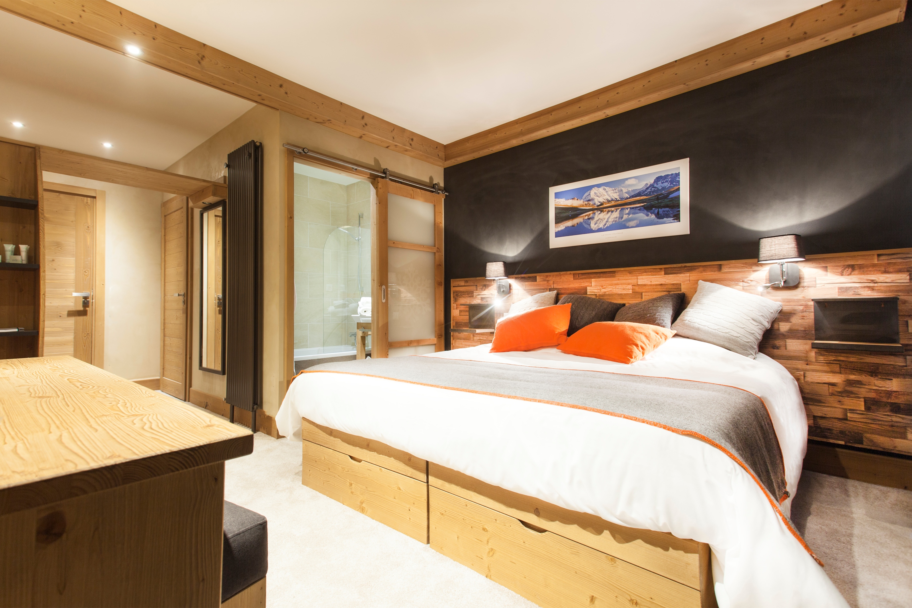 VAL CENIS Saint-Charles Hotel et Spa Â© Studio Viart â Modane (Chambre)